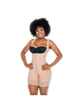 Armhole sleeve liposculpture short with holes 518-2