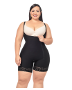 Black strappy girdle O-016