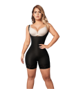 Black half leg invisible girdle C-044