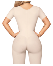 Knee-length girdle with sleeve O-024