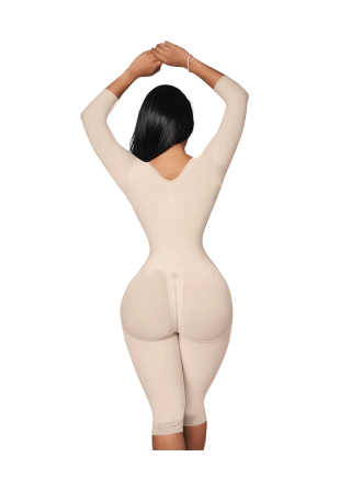 Beige hourglass body shaper O-025