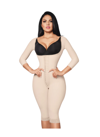 Beige hourglass body shaper O-025