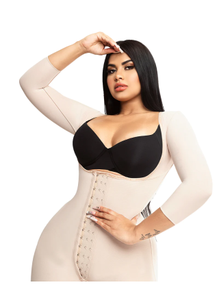 Beige hourglass body shaper O-025