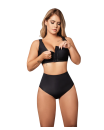 Post-surgical bra with wide strap enhancement C-082