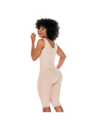 Liposculpture girdle with tail armhole sleeve in lycra 517