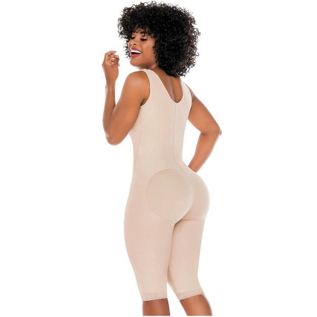 Liposculpture girdle with tail armhole sleeve in lycra 517