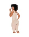 Liposculpture girdle with tail armhole sleeve in lycra 517