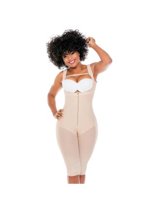 Liposculpture girdle with tail armhole sleeve in lycra 517