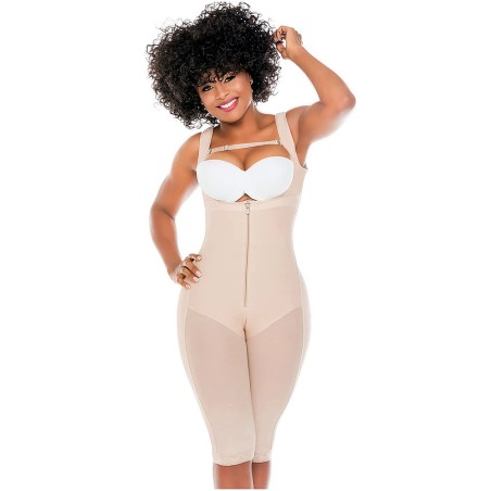 Liposculpture girdle with tail armhole sleeve in lycra 517