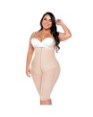 Liposculpture girdle with tail armhole sleeve in lycra 517