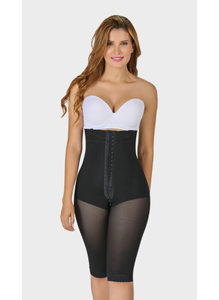 Long girdle with silicone strapless