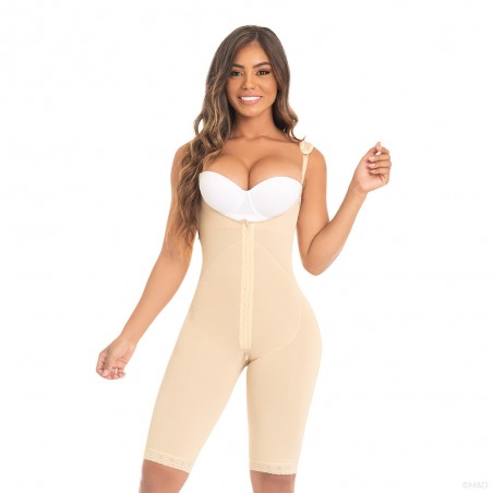 Faja larga con refuerzo abdominal de baja compresión MD- F0478