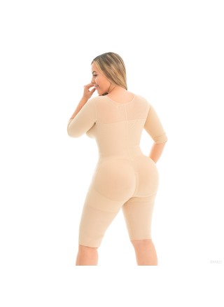 Faja larga con brasier y mangas Basic Line MD- F01271