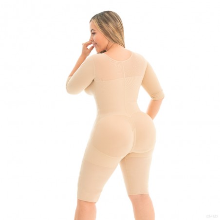 Long girdle with bra and sleeves Basic Line MD- F01271