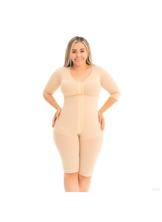 Faja larga con brasier y mangas Basic Line MD- F01271