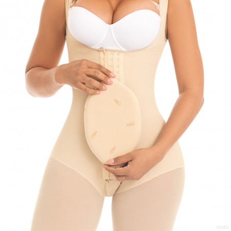 Short girdle with bra Color Beige Size 2XS